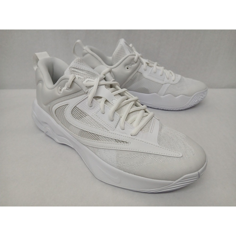 Nike Men's Giannis Immortality 3 Basketball Shoes‎ DZ7533-102 Triple White Sz 10